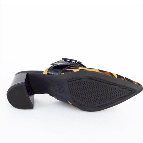 Leopard Leather Mule - AC1309 - Picture 2 of 3